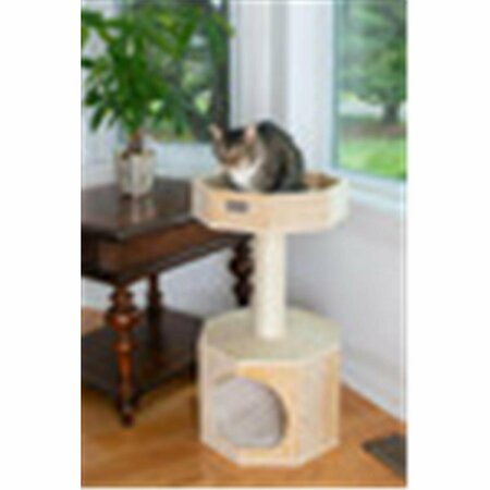 CSF Armarkat Premium Scots Pine 29-Inch Real Wood Cat Tree with Perch and Condo S2906